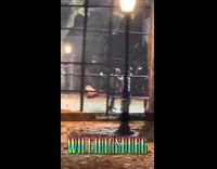 Spiderman spotted playing basketball at Sternberg Park