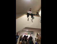 Collab BitchIG2 - Guy jumps off 2nd floor 