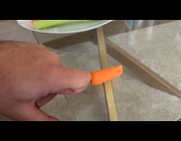Small carrot that looks like a finger 