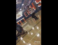 Fire alarm goes off in high school gym