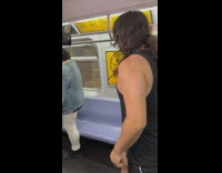 Rock band films on train 