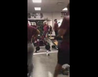 Collab BitchMP - Weight room two guys dancing laffy taffy