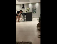 Collab BitchMP - Guy scaring small white cat hop