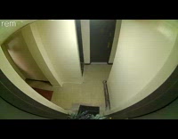 Collab Clips MPUGC2 - Woman startled from rat on apartments garbage room