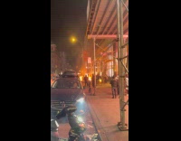 Garbage on fire on side of street Part 4