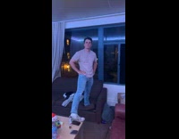 Collab Clips mpugc - Guy golf swings ball into glass window