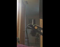 Ping pong balls float black hair dryer 