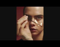 (3RD PARTY CONTENT) Guy burns paper and remakes Cara Delevigne Balmain commercial