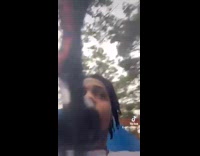 Guy falls off innertube and gets stuck in water slide 