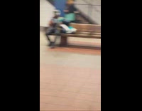 Submitter shows random passengers at subway station