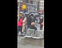 Collab winy - People transporting zombie statues