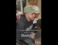 Guys try to make each other laugh 