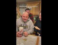 Family Have Fun and Plays with Toy Hands