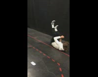 Guy attempts worm dance