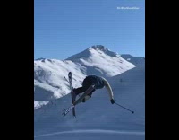 world rookie tour ski jump spin success