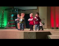 Christmas play by toddlers gone wrong