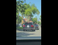 Girl white top dance sunroof black car part 1