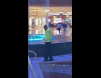 Male Looks Behind to Pose for Picture