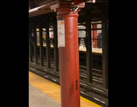 Collab winy - Phone connected with charger hang in subway
