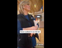 Karen walked into our tiktok harassment