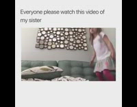 Collab BitchMP - Little girl jump falls off couch