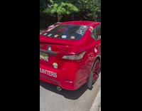 Red car with anime sticker 
Part 2 