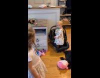 Baby dancing to the song juvenile 