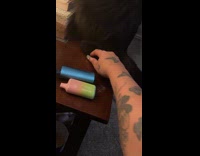 Collab Clips MPUGC - Woman pokes cats butt