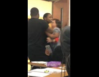 Falling over while fighting at school