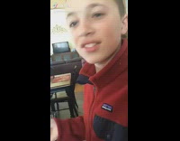 Mom kid milk carton recycling movies popcorn 