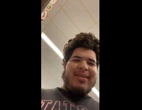 Guys open bottle and see cat face 