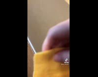 Collab BitchMP - Girl throws cheese on guy sitting on floor with paint
