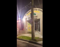 Man drives by circumcision clinic 