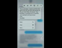 Texting my 91 year old grandpa be like 