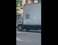 Small fire under parked truck