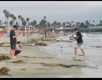 Guy black shirt fail backflip face land