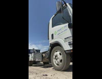 Dumpster truck lift front side by owner driver