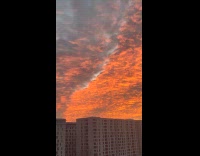 Submitter films sunset in two different colors