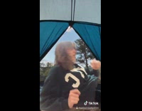 Girl goes camping with boyfriend scary story