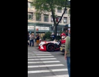 People records super mario driver on street