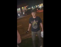 Guy bottle head smash fail