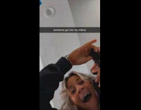 Collab BitchIG2 - Woman open dog mouth with chocolate candies