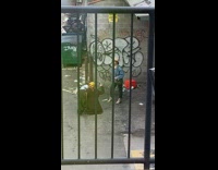 Girls have photoshoot in dirty alley 