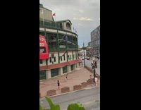 Man cartwheel park sidewalk flags brown pavement