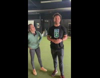 Girl interrupts video guy is filming