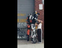 Collab WINY - Men wearing transformers like costume