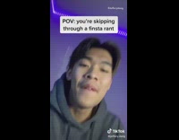 POV youre skipping through finsta rant guy