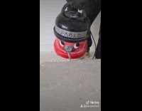 Pablo vacuum sucks up dirt