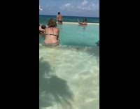 Man shirtless underwear swimming pool photo shoot Part 2