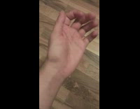 Guy move hand muscle under his thumb